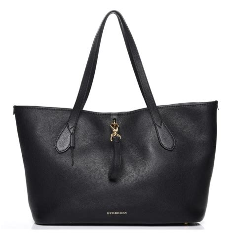 burberry grainy calfskin medium honeybrook tote black year|Burberry Limited.